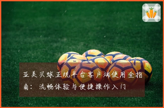 亚美买球正规平台客户端使用全指南：流畅体验与便捷操作入门